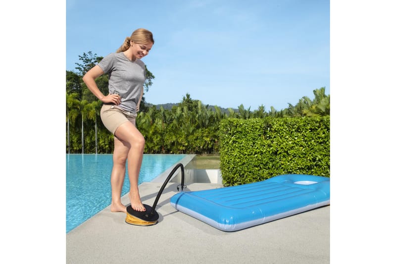 Bestway Air step Pro - fotpump 28x22cm Gul - Bestway - Trädgård & spabad - Utomhusbad - Pool & sparengöring - Cirkulationspump & poolpump