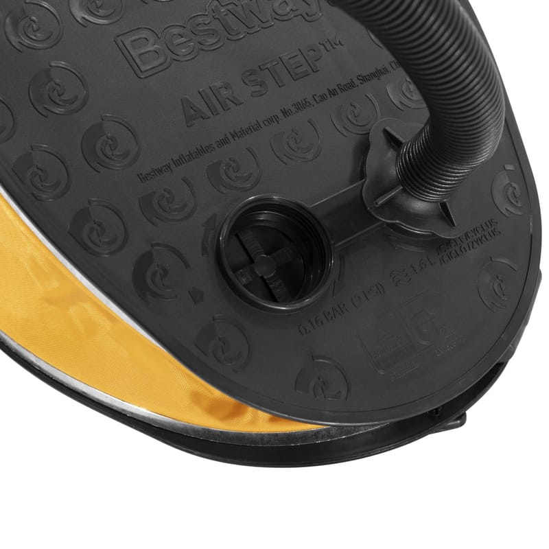 Bestway Air step Pro - fotpump 28x22cm Gul - Bestway - Trädgård & spabad - Utomhusbad - Pool & sparengöring - Cirkulationspump & poolpump