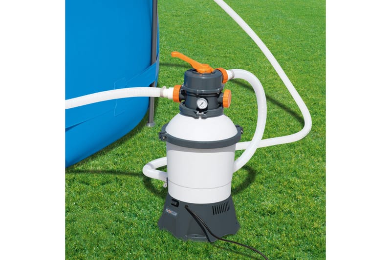 Bestway Flowclear sandfilterpump 3028l/h Vit - Bestway - Cirkulationspump & poolpump