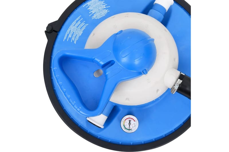 Sandfilterpump blå och svart 385x620x432 mm 200 W 25 L - Cirkulationspump & poolpump