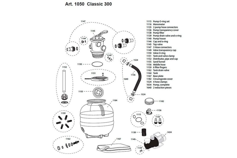 Filtersystem Swim & Fun - Trädgård & spabad - Utomhusbad - Pool & sparengöring - Sandfilter