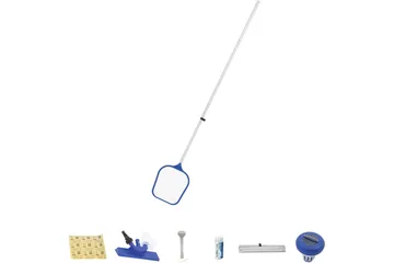 Flowclear Pool accessories set Blå - Bestway - Trädgård & spabad - Utomhusbad - Pool & spatillbehör - Poolhåv