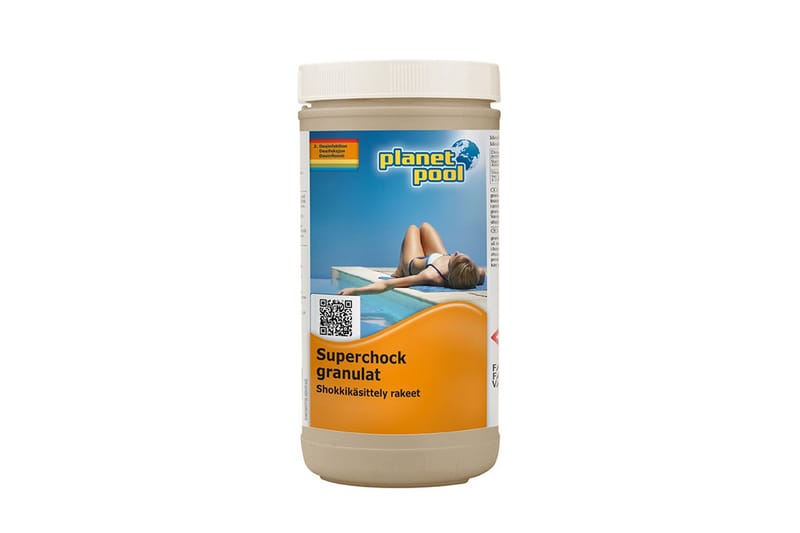 Klor Planet Pool Granulat Superchock 1 kg - 1 kg - Trädgård & spabad - Utomhusbad - Pool & sparengöring - Poolkemi & klortabletter