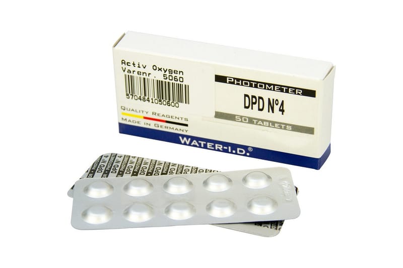 Pool Lab Påfyllning Swim & Fun DPD nr 4 Aktivt ilt 50 st, undefined