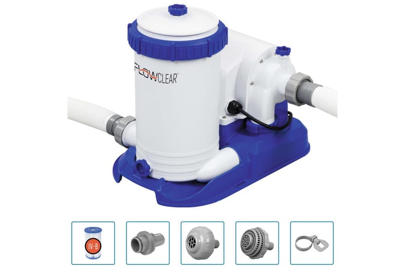 Bestway Poolfilterpump 9463 L/tim - Pooldammsugare