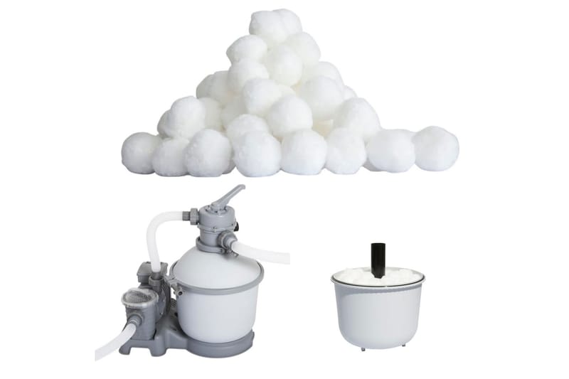Bestway Flowclear Polysphere filterbollar 500 g 58475 - Vit - Trädgård & spabad - Utomhusbad - Pool & sparengöring - Poolkemi & klortabletter