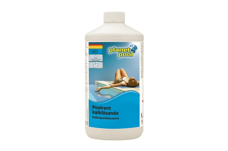 Poolrengöring Planet Pool Poolrent Kalklösande 1L - Trädgård & spabad - Utomhusbad - Pool & sparengöring - Poolkemi & klortabletter
