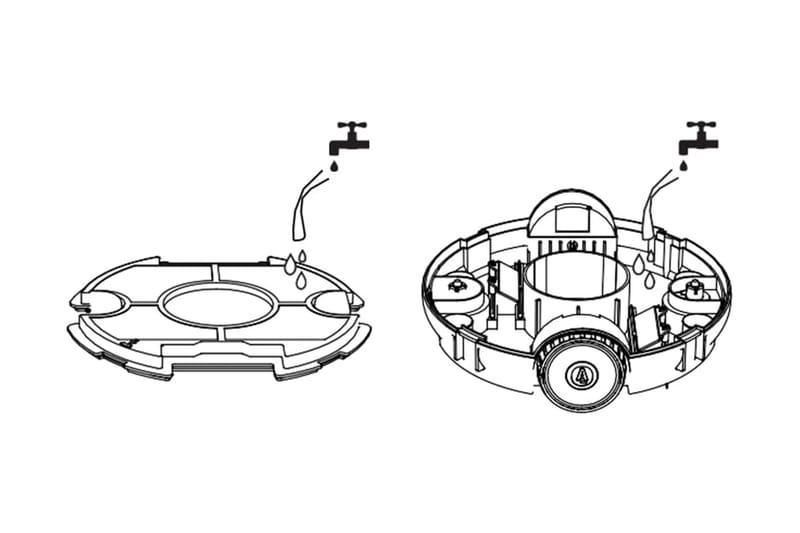 Sladdlös poolrobot 27 W - Blå - Trädgård & spabad - Utomhusbad - Pool & sparengöring - Poolrobot