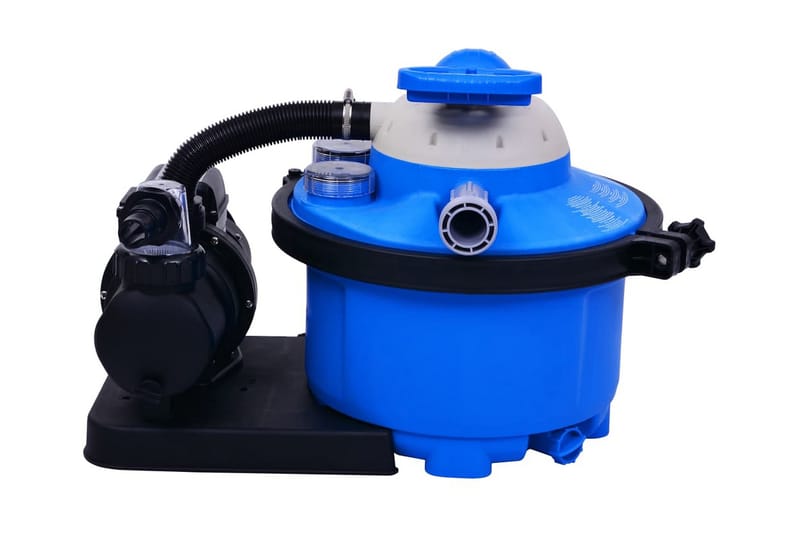 Sandfilterpump 450 W 25 L - Blå - Trädgård & spabad - Utomhusbad - Pool & sparengöring - Sandfilter