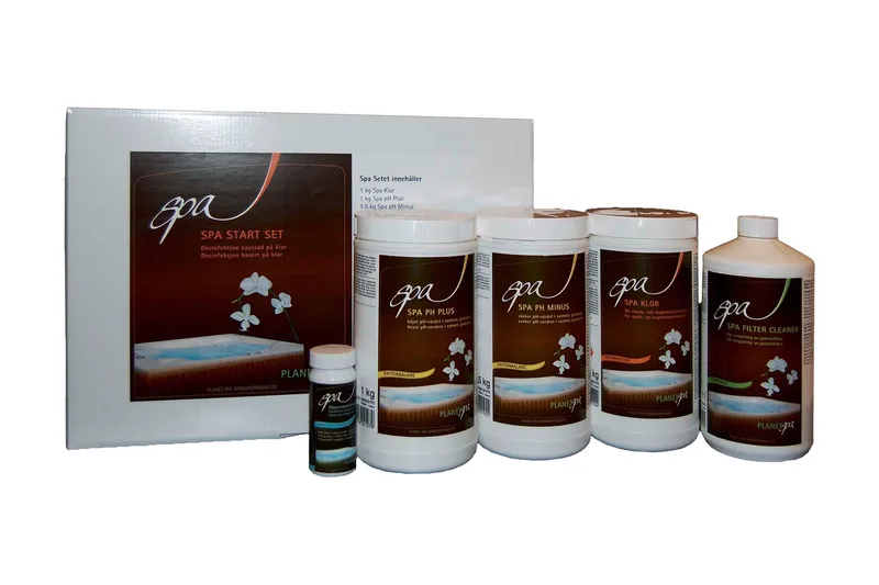 Planet Spa Spa Set Startkit Kemikalier Desinfektion, Klorbaserad