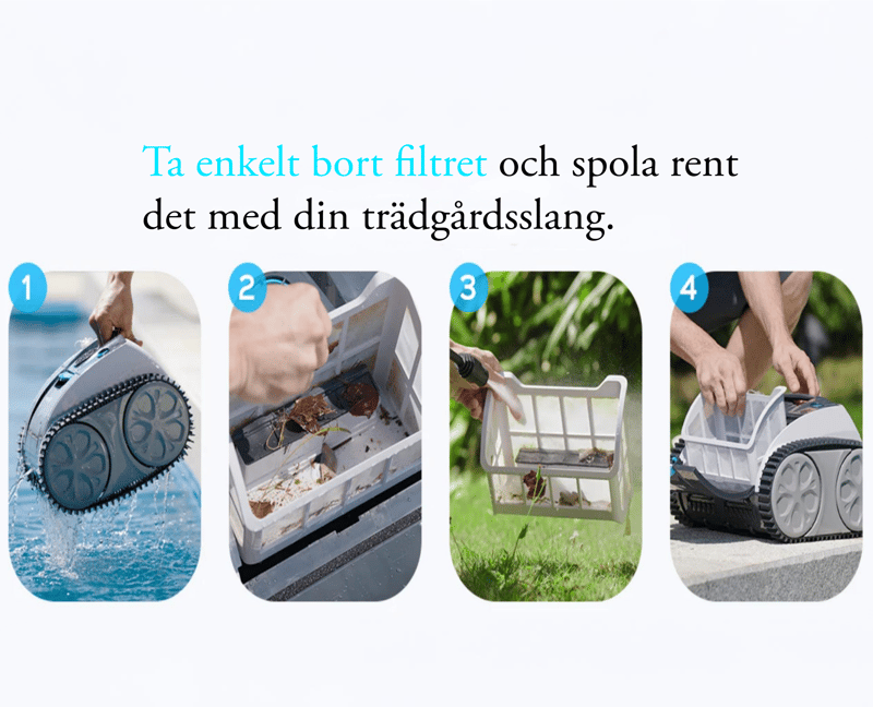 Trådlös & väggående  poolrobot | WYBOT - Trädgård & spabad - Utomhusbad - Pool & sparengöring - Poolrobot
