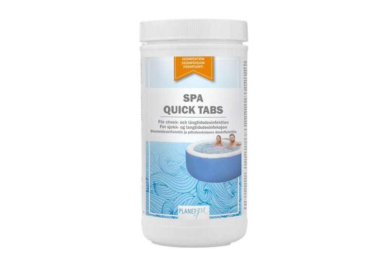 Vattenvård Planet Spa Quick Tabs 1 kg (20g) - Trädgård & spabad - Utomhusbad - Pool & sparengöring - Spabadskemi & klortabletter