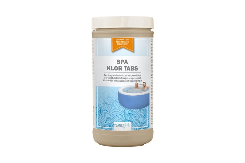 Vattenvård Planet Spa Klor Tabs 1 kg (20 g) Långverkande - Trädgård & spabad - Utomhusbad - Pool & sparengöring - Spabadskemi & klortabletter