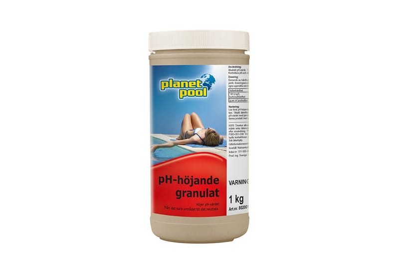 Vattenvård Planet Pool Höjer pH Granulat 1 kg - 1 kg - Trädgård & spabad - Utomhusbad - Pool & sparengöring - Poolkemi & klortabletter