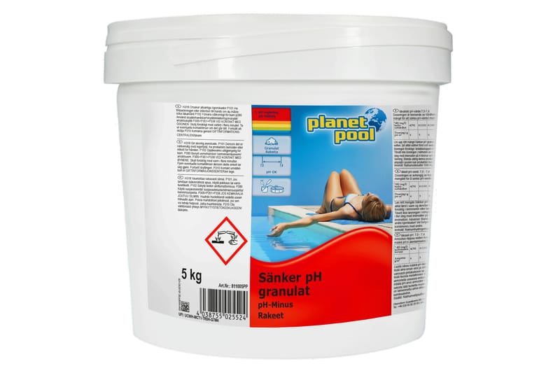 Vattenvård Planet Pool Sänker pH Granulat 3 kg - 3 kg - Trädgård & spabad - Utomhusbad - Pool & sparengöring - Poolkemi & klortabletter