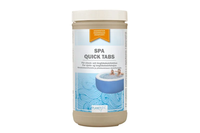 Vattenvård Planet Spa Quick Tabs 1 kg (20g) - Trädgård & spabad - Utomhusbad - Pool & sparengöring - Spabadskemi & klortabletter