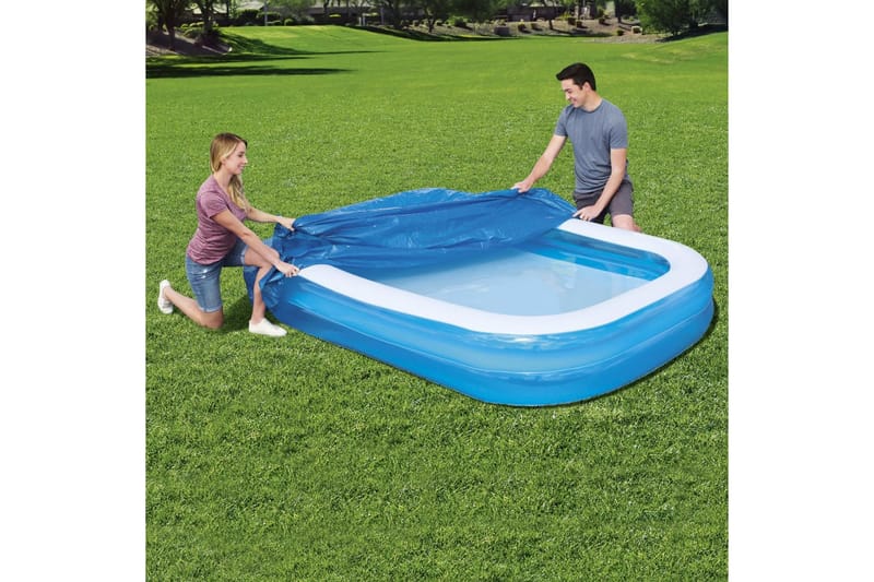 Bestway Poolöverdrag Flowclear 262x175x51 cm - Blå - Poolöverdrag & pooltäcke - Övriga pooltillbehör
