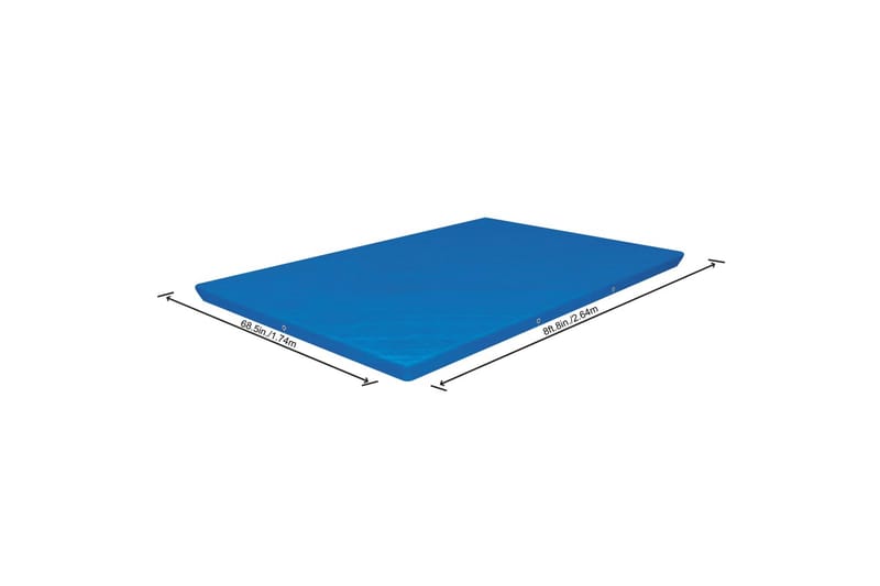 Bestway Poolöverdrag Flowclear 259x170 cm - Blå - Poolöverdrag & pooltäcke - Övriga pooltillbehör