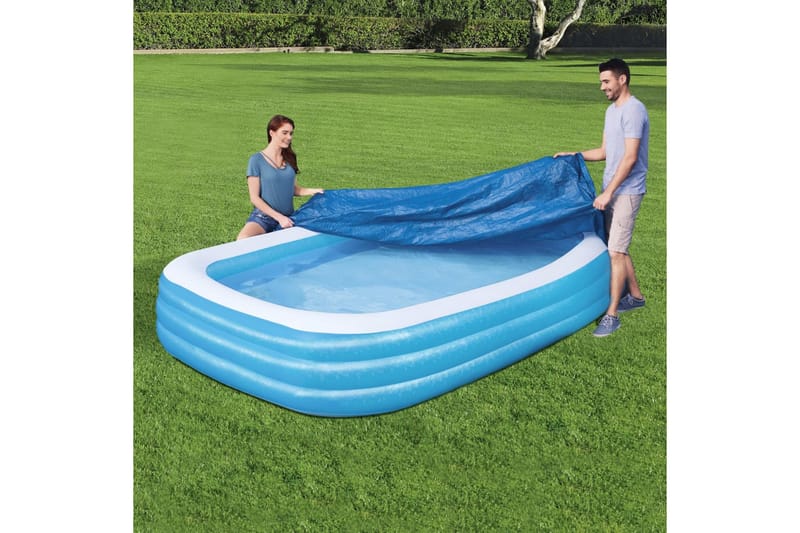 Bestway Poolöverdrag Flowclear 305x183x56 cm - Blå - Trädgård & spabad - Utomhusbad - Pool & spatillbehör - Övriga pooltillbehör