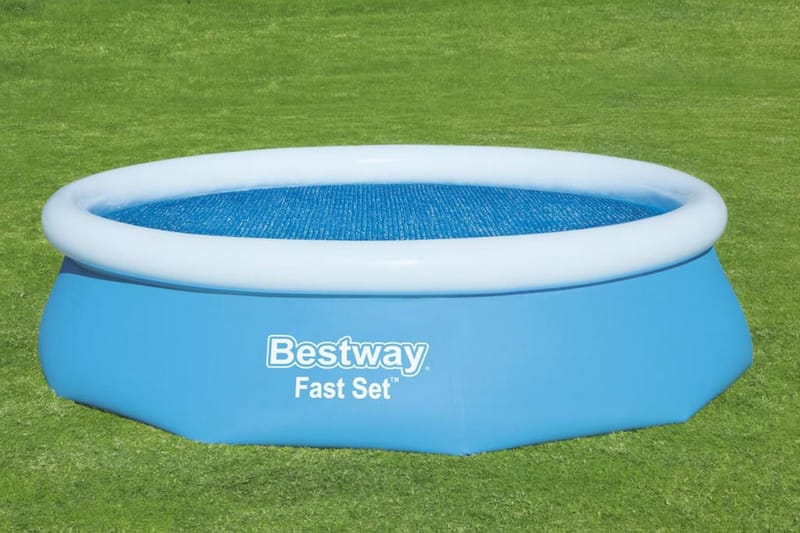 Bestway Poolöverdrag Flowclear 305 cm - Blå - Poolöverdrag & pooltäcke - Övriga pooltillbehör