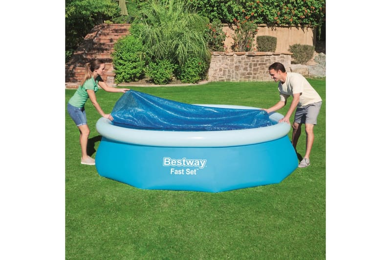 Bestway Poolöverdrag Flowclear 305 cm - Blå - Trädgård & spabad - Utomhusbad - Pool & spatillbehör - Övriga pooltillbehör