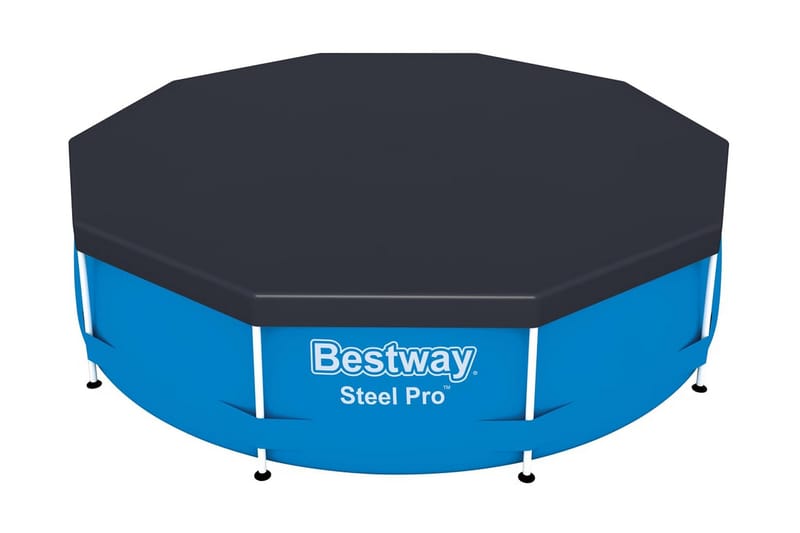 Bestway Poolöverdrag Flowclear 305 cm - Grå - Trädgård & spabad - Utomhusbad - Pool & spatillbehör - Övriga pooltillbehör