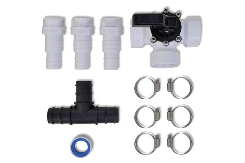 Bypass kit för pool med solfångare - Vit - Trädgård & spabad - Utomhusbad - Pool & spatillbehör - Övriga pooltillbehör