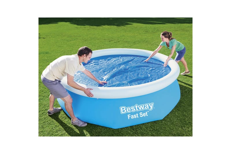 Flowclear solskydd/poolöverdrag till ovanmarkpool - 2,44m Bl - Bestway - Trädgård & spabad - Utomhusbad - Pool & spatillbehör - Övriga pooltillbehör