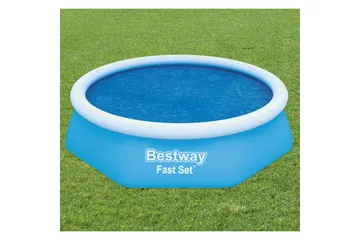 Flowclear solskydd/poolöverdrag till ovanmarkpool - 2,44m Bl - Bestway - Trädgård & spabad - Utomhusbad - Pool & spatillbehör - Övriga pooltillbehör