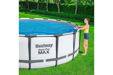 Flowclear solskydd/poolöverdrag till ovanmarkpool - 3,66m Bl - Bestway - Trädgård & spabad - Utomhusbad - Pool & spatillbehör - Övriga pooltillbehör