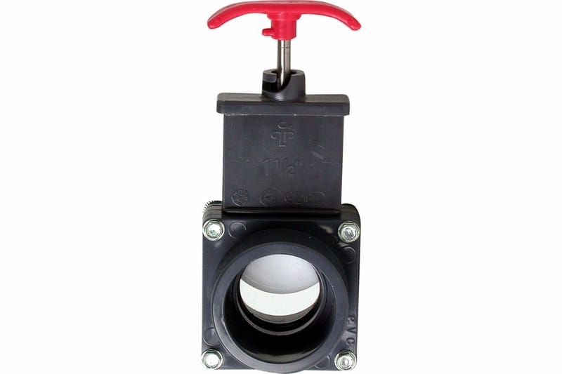 Planet Pool Spärrventil - Svart - Hus & renovering - Bygg - Vatten & avlopp - Ventiler - Skjutventil