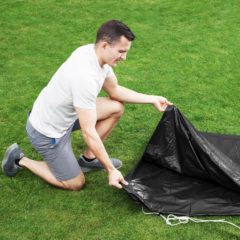 Poolöverdrag Flowclear™ 3,66 m Svart - Bestway - Trädgård & spabad - Utomhusbad - Pool & spatillbehör - Övriga pooltillbehör