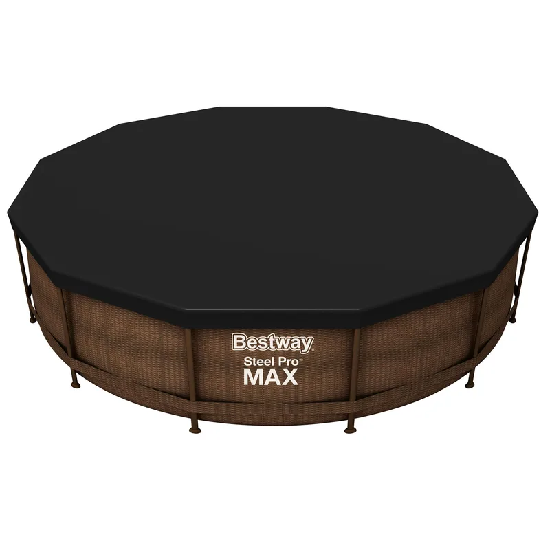 Poolöverdrag Flowclear™ 3,66 m Svart - Bestway - Trädgård & spabad - Utomhusbad - Pool & spatillbehör - Övriga pooltillbehör