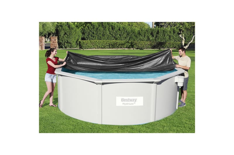 Poolöverdrag Flowclear™ 3,96m Svart - Bestway - Trädgård & spabad - Utomhusbad - Pool & spatillbehör - Övriga pooltillbehör
