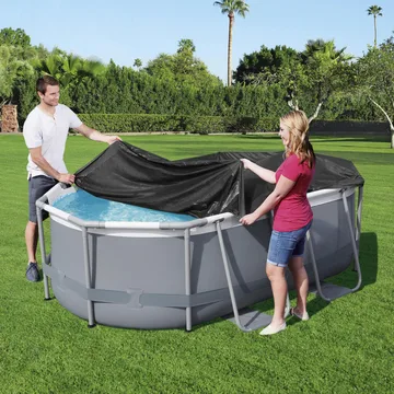 Poolöverdrag Flowclear™ 3.05 x 2 m Svart - Bestway - Trädgård & spabad - Utomhusbad - Pool & spatillbehör - Övriga pooltillbehör