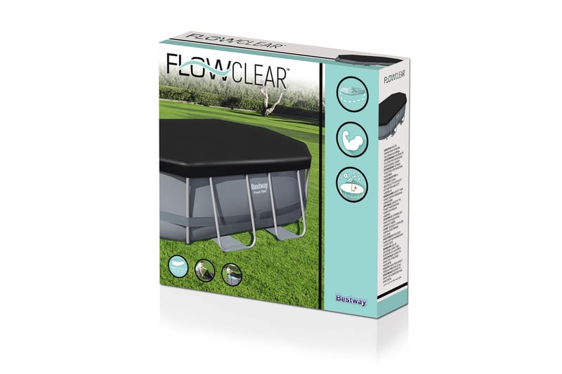 Poolöverdrag Flowclear™ 3.05 x 2 m Svart - Bestway - Trädgård & spabad - Utomhusbad - Pool & spatillbehör - Övriga pooltillbehör