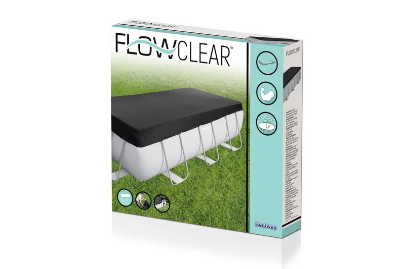 Poolöverdrag Flowclear™ 4,12 x 2,01 m Svart - Bestway - Trädgård & spabad - Utomhusbad - Pool & spatillbehör - Övriga pooltillbehör