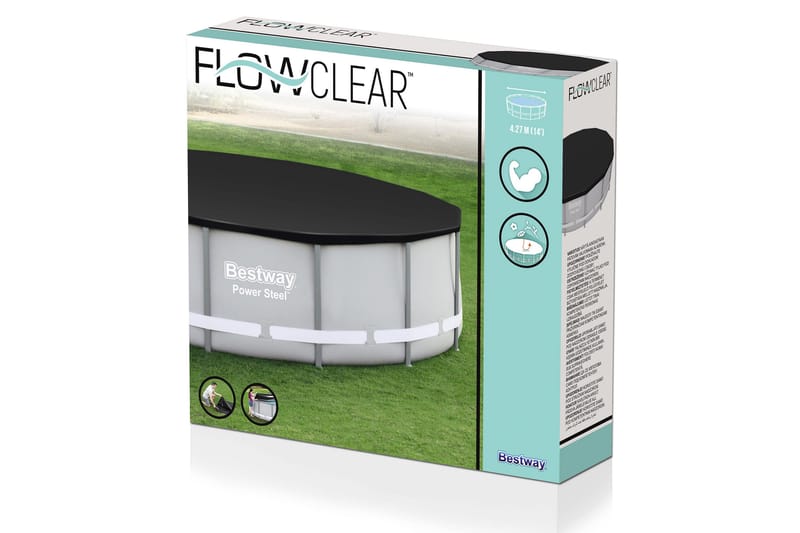 Poolöverdrag Flowclear™ 4,27 m Svart - Bestway - Trädgård & spabad - Utomhusbad - Pool & spatillbehör - Övriga pooltillbehör