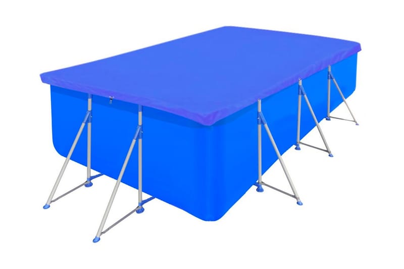 Poolöverdrag PE rektangulärt 90 g/m² 540x270 cm - Blå - Trädgård & spabad - Utomhusbad - Pool & spatillbehör - Övriga pooltillbehör