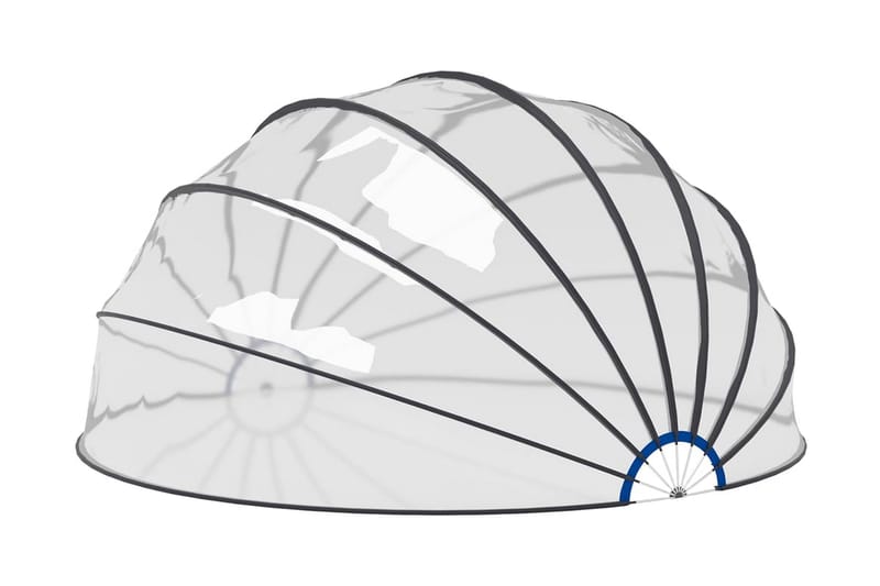 Poolkupol 500x250 cm - Flerfärgad - Pooltak - Övriga pooltillbeh�ör