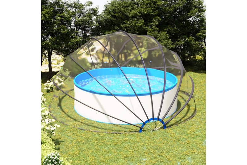 Poolkupol 500x250 cm - Flerfärgad - Trädgård & spabad - Utomhusbad - Pool & spatillbehör - Övriga pooltillbehör