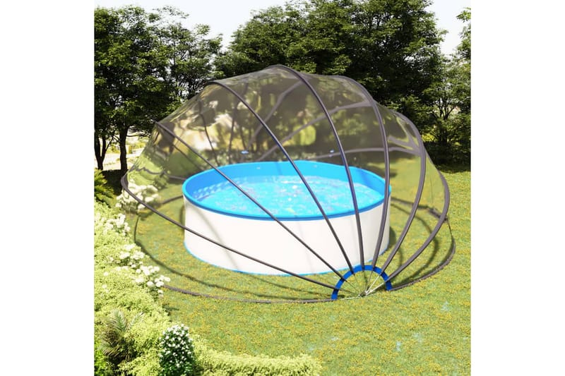 Poolkupol 550x275 cm - Flerfärgad - Trädgård & spabad - Utomhusbad - Pool & spatillbehör - Övriga pooltillbehör