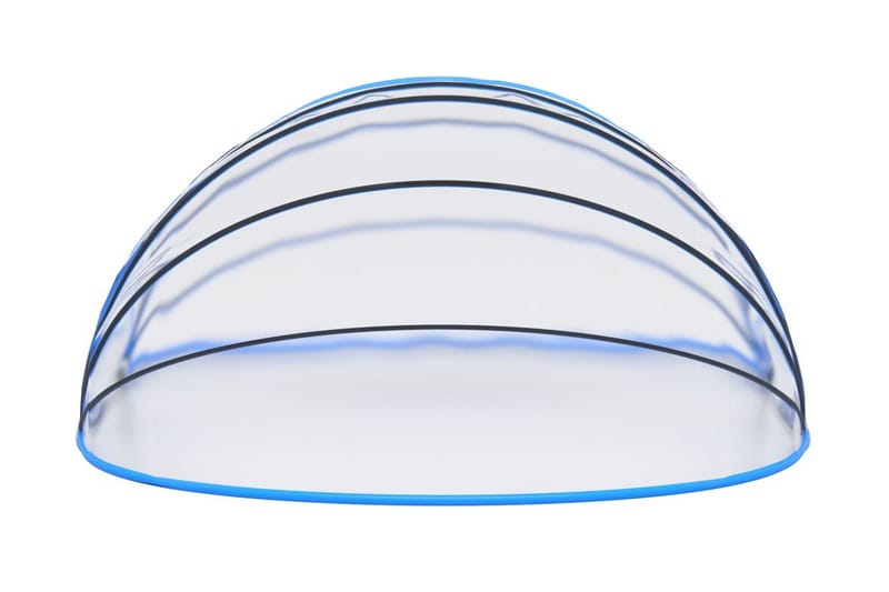 Poolkupol oval 530x410x205 cm - Silver - Trädgård & spabad - Utomhusbad - Pool & spatillbehör - Övriga pooltillbehör