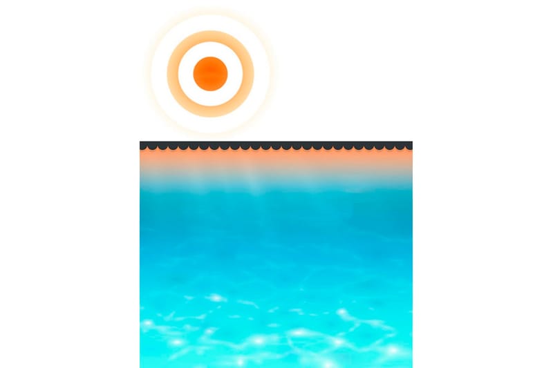 Rektangulärt poolskydd 1000x600 cm PE blå - Blå - Trädgård & spabad - Utomhusbad - Pool & spatillbehör - Övriga pooltillbehör