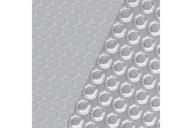Rektangulärt poolskydd 600x400 cm PE silver - Silver - Trädgård & spabad - Utomhusbad - Pool & spatillbehör - Övriga pooltillbehör