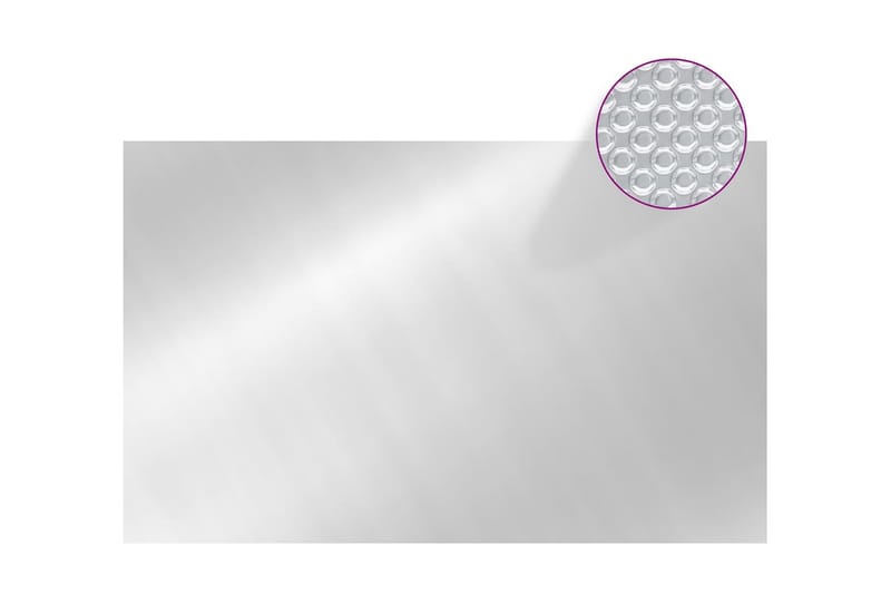 Rektangulärt poolskydd 800x500 cm PE silver - Silver - Övriga pooltillbehör - Poolöverdrag & pooltäcke