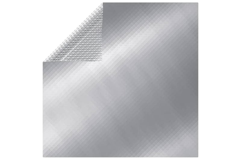 Rektangulärt poolskydd 1200x600 cm PE silver - Silver - Övriga pooltillbehör - Poolöverdrag & pooltäcke
