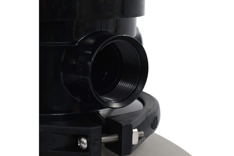 Sandfilter med 4-vägsventil grå 350 mm - Grå - Trädgård & spabad - Utomhusbad - Pool & spatillbehör - Övriga pooltillbehör