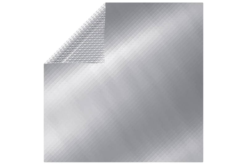 Värmeduk för pool PE rektangulär 10x5 m silver - Silver - Övriga pooltillbehör - Poolöverdrag & pooltäcke