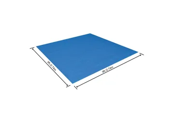Flowclear markduk för 2,44m pool Blå - Bestway - Trädgård & spabad - Utomhusbad - Pool & spatillbehör - Poolduk & pool-liner